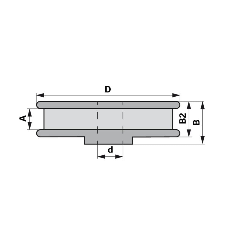 AL‑KO Spannrolle 401418 – Rollenführung zur Riemenspannung, Ersatzteil P109322005900 / 414604, 1 Stück