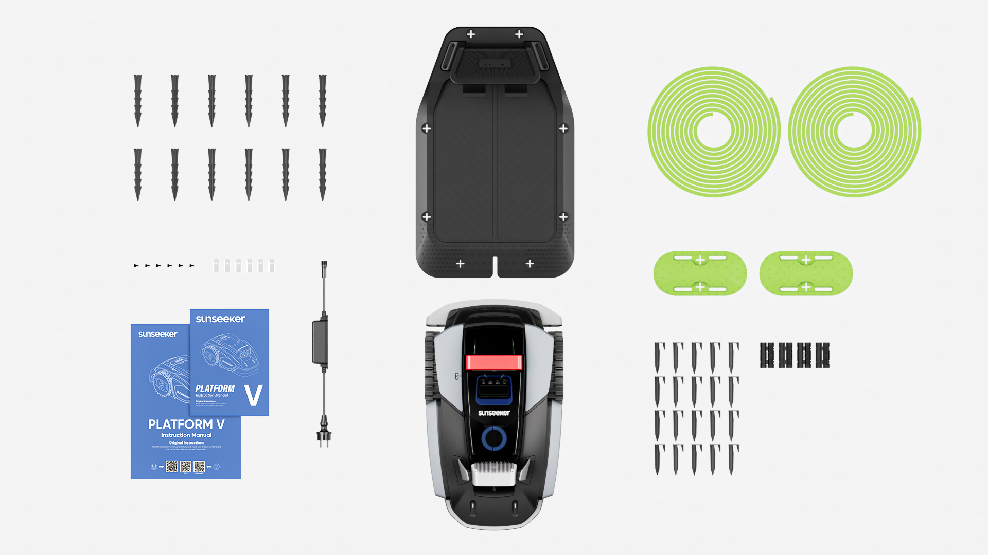 Sunseeker V3 – Compact robotic lawnmower with GPS & camera navigation (up to 600 m², wireless)