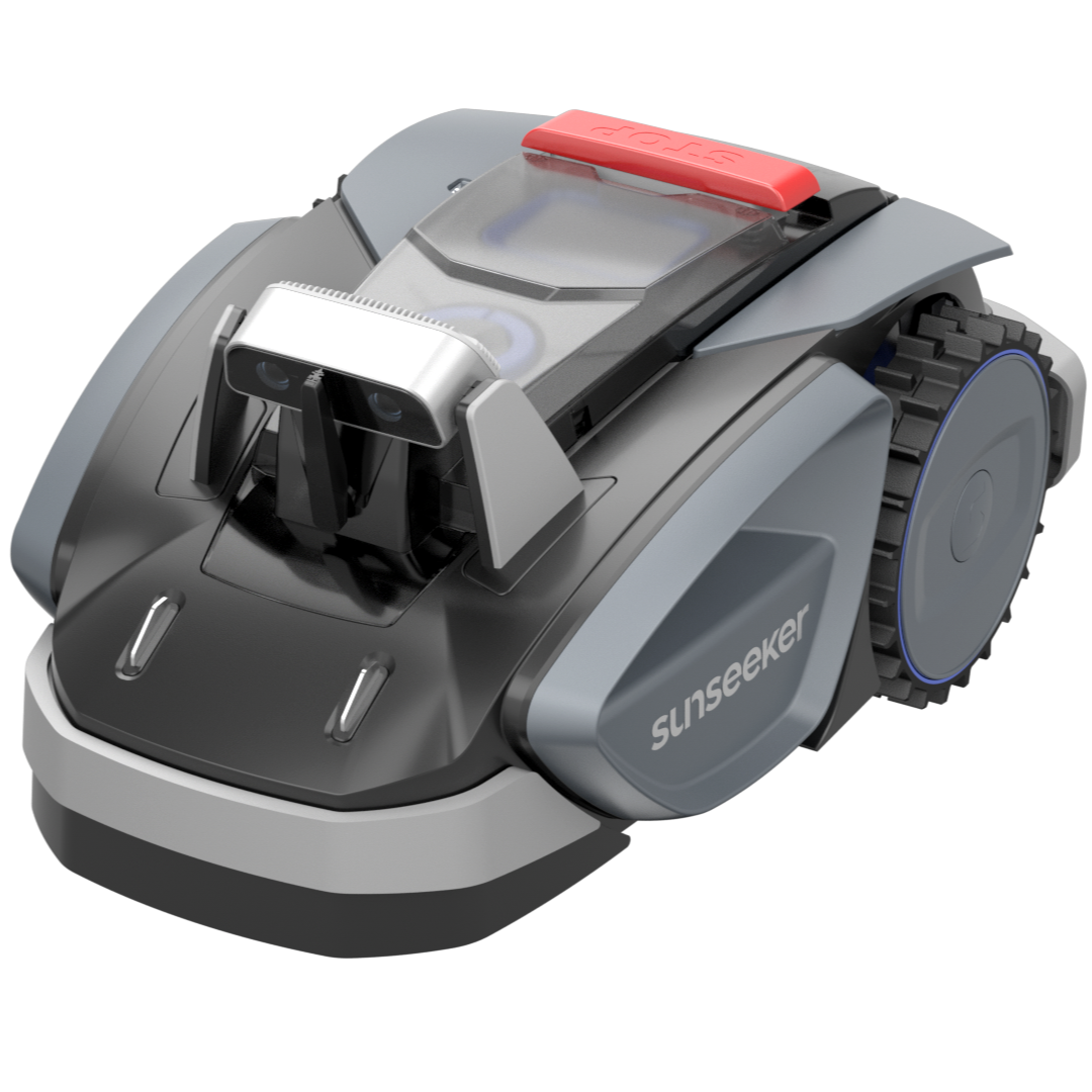 Sunseeker V3 – Compact robotic lawnmower with GPS & camera navigation (up to 600 m², wireless)