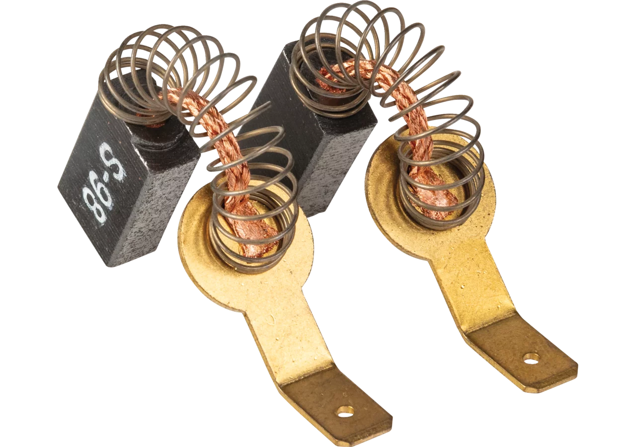 AL‑KO Kohlebürstensatz 412873 – Ersatz-Kohlebürsten mit Feder für Elektromotor