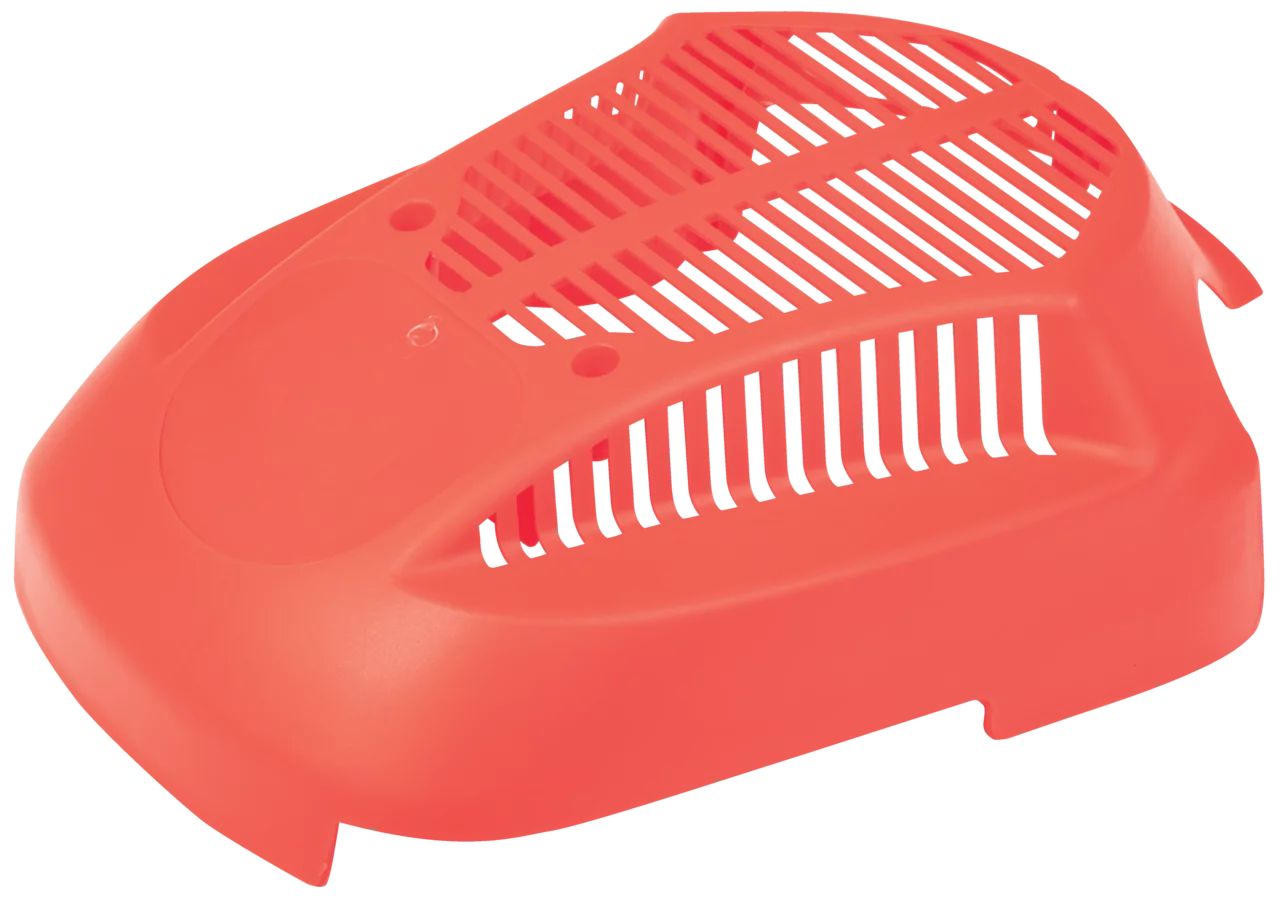 AL‑KO Motorhaube 41189102 – rote Kunststoffabdeckung mit Lüftungsschlitzen, passend für Gartengeräte