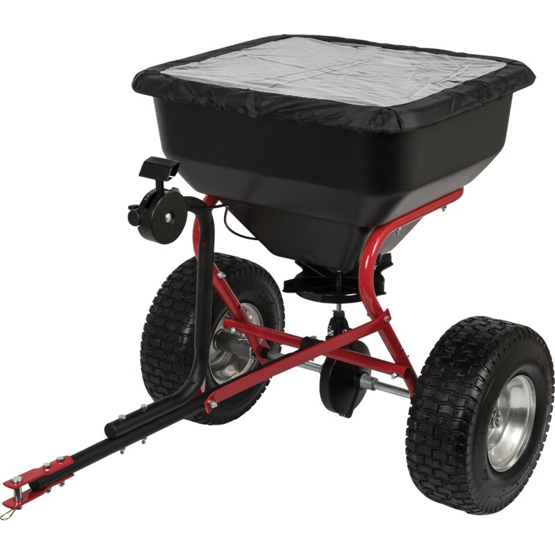 Anhängestreuer Schleuderstreuer für Streusalz und Dünger mit 60 kg Nutzlast und 3,5 m Arbeitsbreite