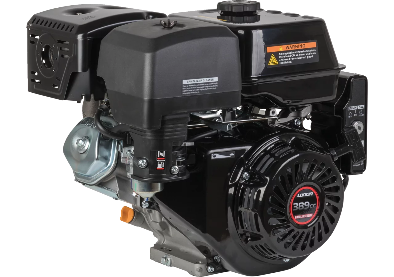 Loncin Benzinmotor LCG390FD‑I‑E5 – 8,2 kW Motor mit Elektrostart und 25,4 mm Welle