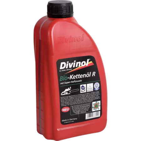 Divinol Bio-Kettenöl, 1 Liter zur Schmierung von Sägeketten, Elektro und Akkusägen