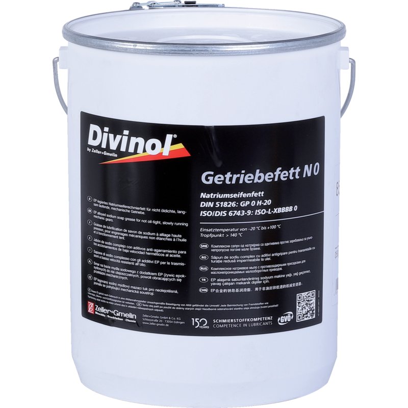 Divinol Getriebefett EP 5kg – Hochleistungsfett für Getriebe