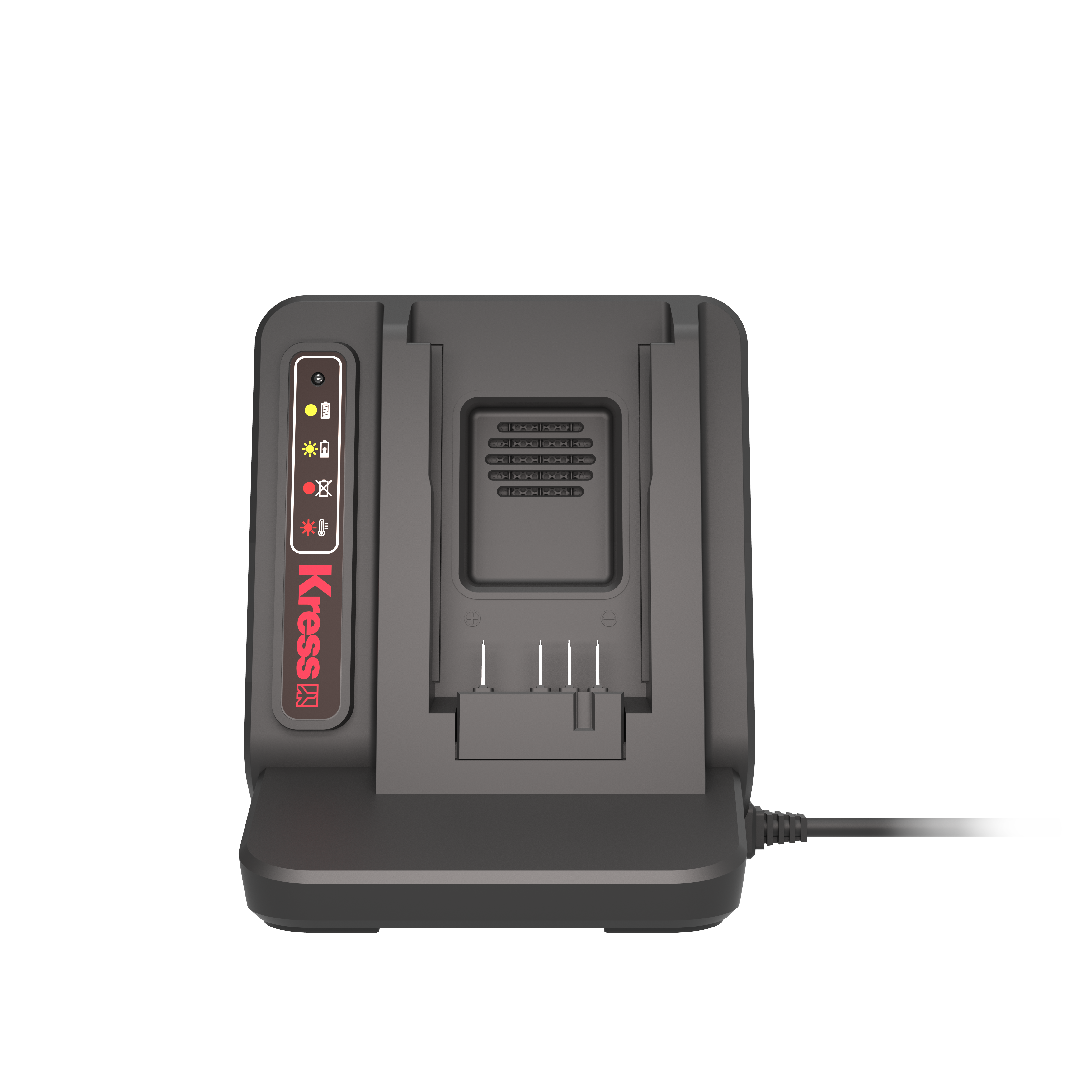 Kress Akku Rasenmäher SET (inkl. 2x Akkus und Ladegerät) mit Antrieb 51 cm - KG760E.9