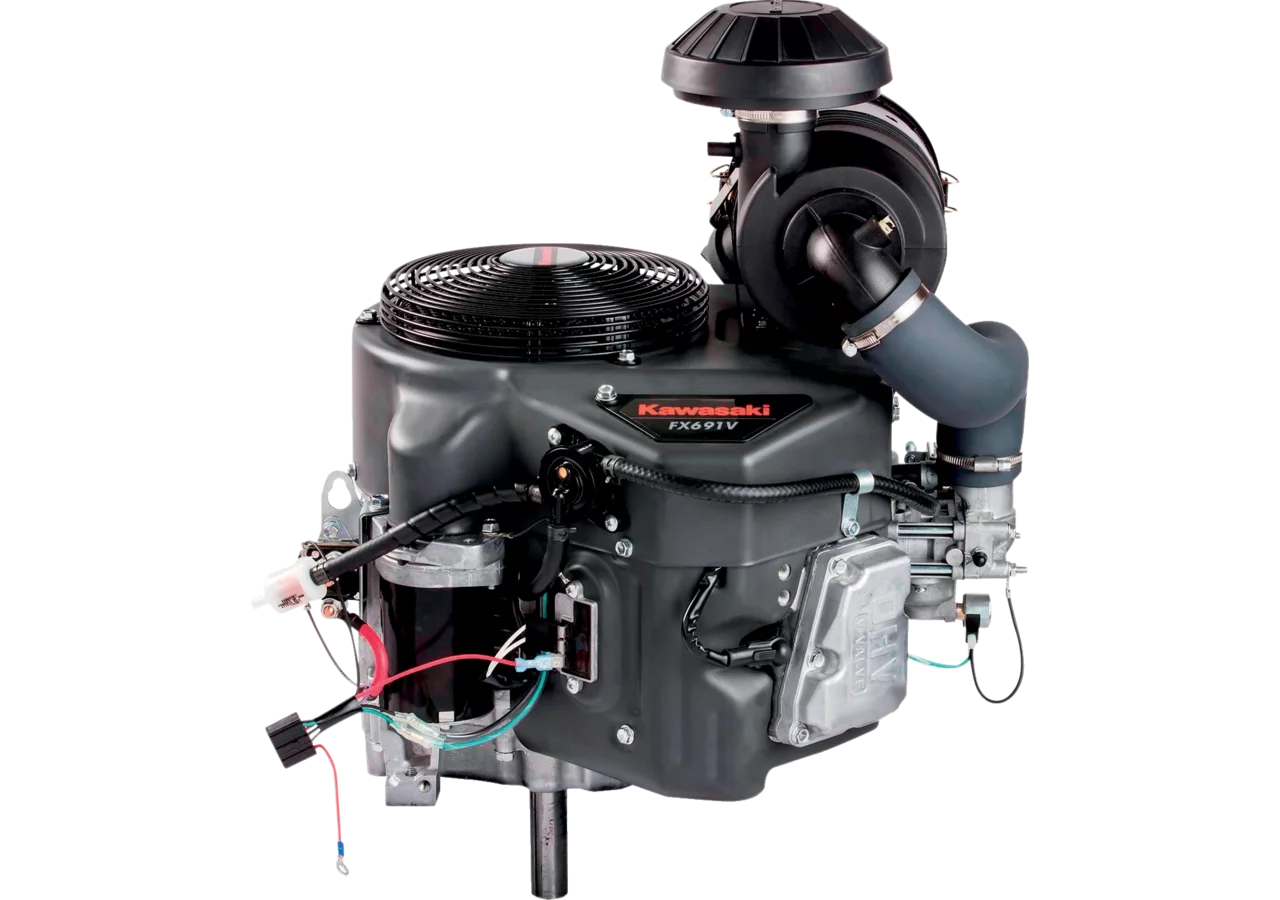 Kawasaki FX691V-AS00 – 20,6 PS Zweizylinder-Motor mit vertikaler Kurbelwelle und Aktivkohlefilter