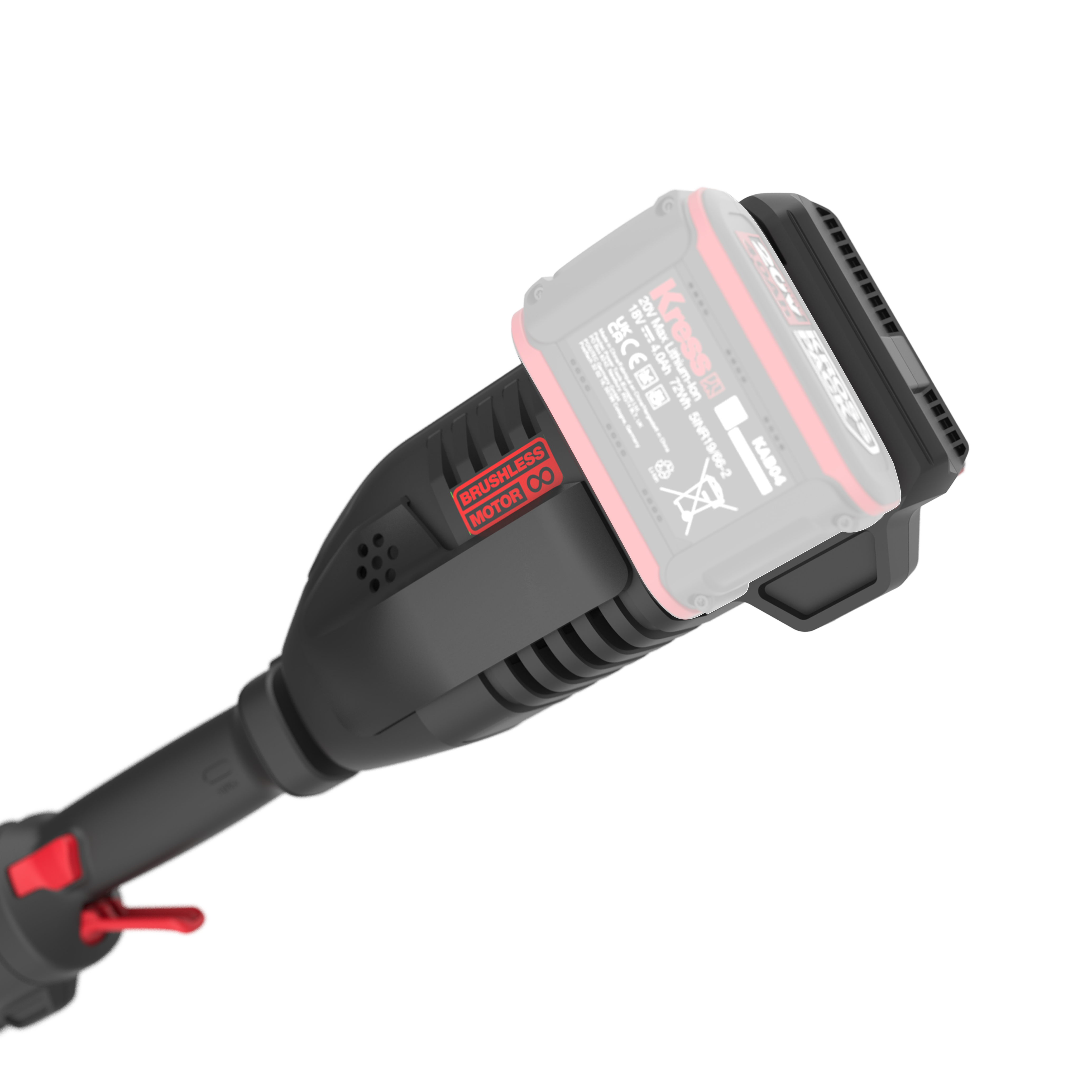 Kress Akku-Multi Tool inkl. 38cm Trimmer & Gras Trimmer 40V - SET (inkl. Akkus + Doppelladegerät) KG155E