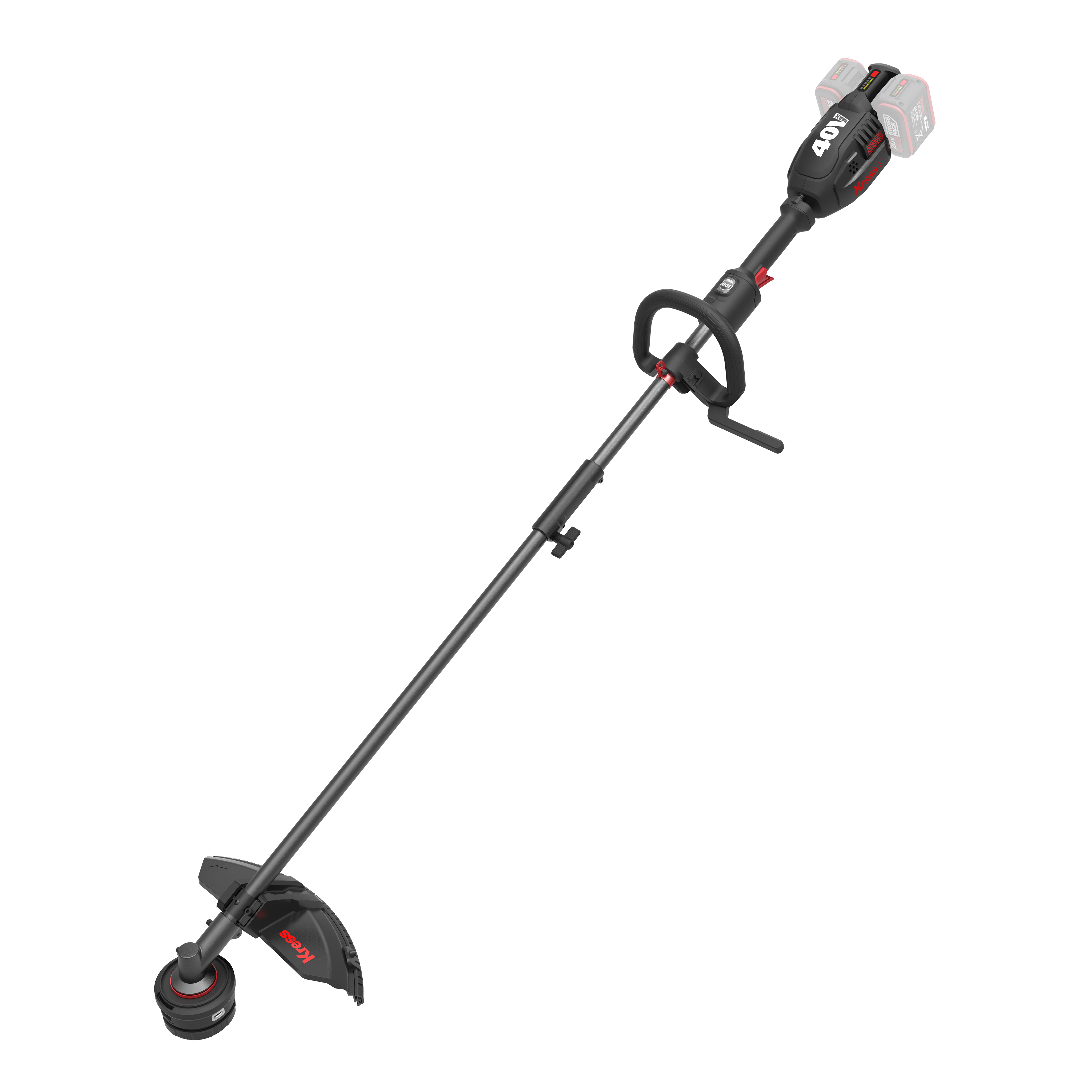 Kress Akku-Multi Tool inkl. 38cm Trimmer & Gras Trimmer 40V - SET (inkl. Akkus + Doppelladegerät) KG155E