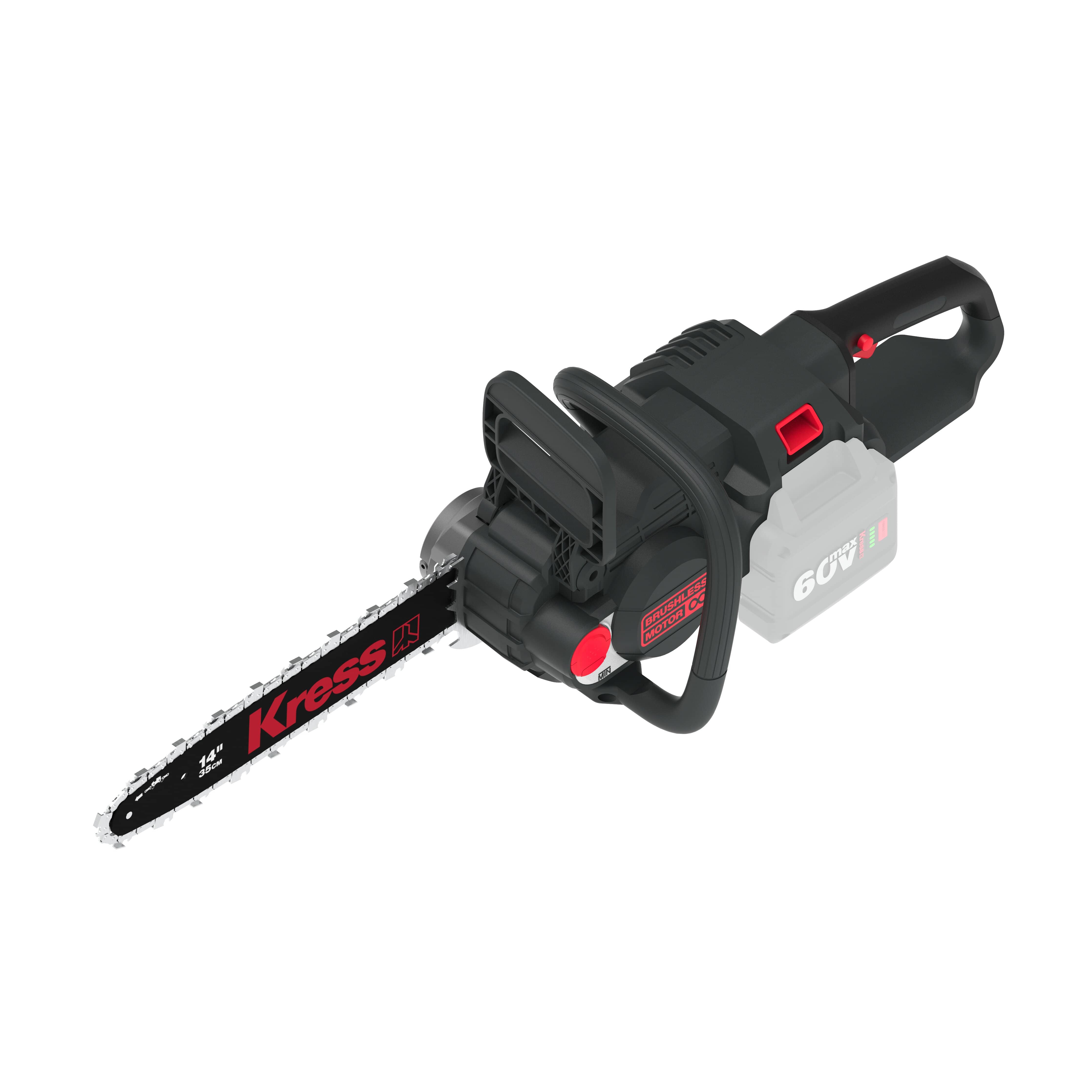 Kress Akku-Kettensäge 35cm 60V - SET (inkl. 2x Akku + Ladegerät) - KG367E
