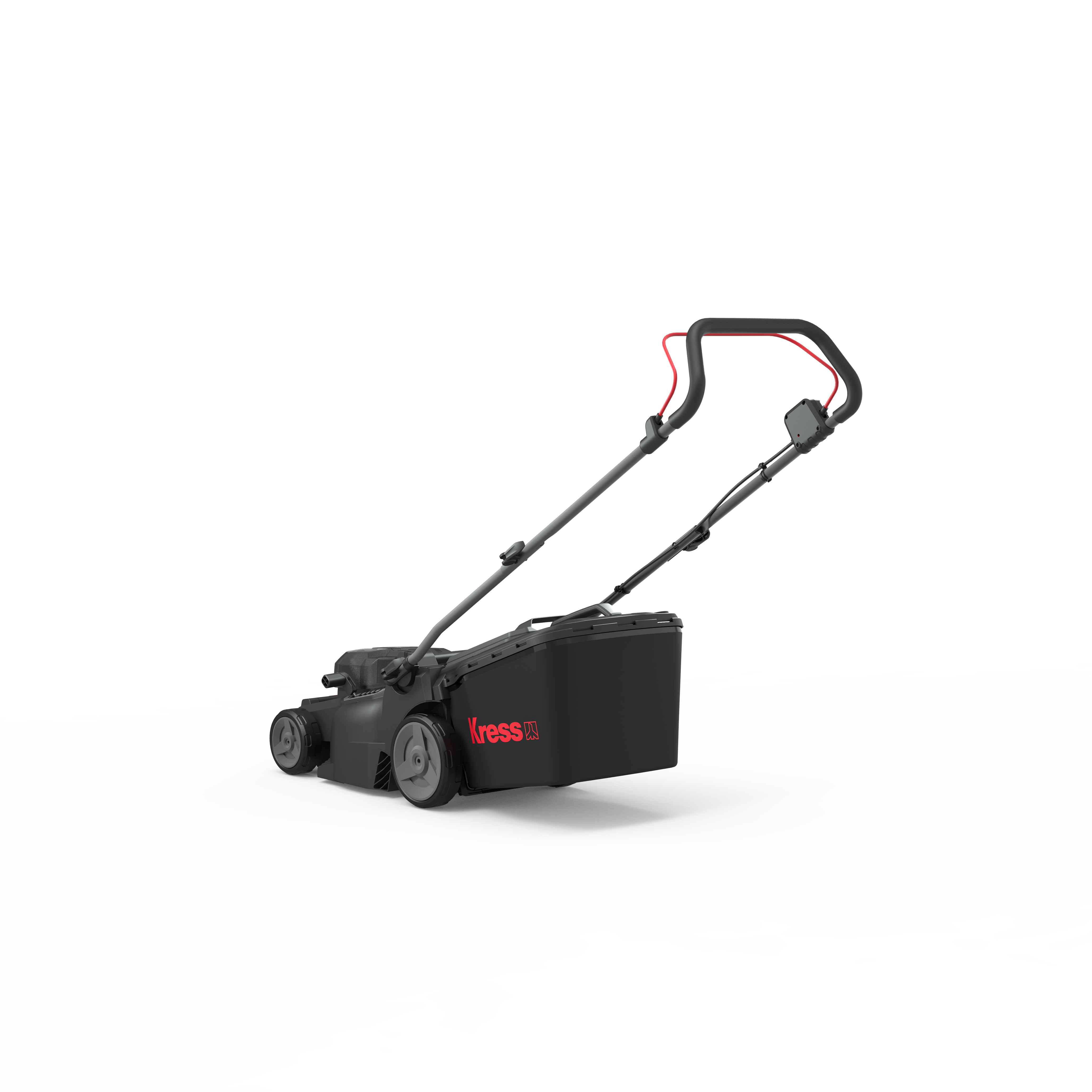 Kress Akku Rasenmäher SET (inkl. 4x Akkus und Doppelladegerät) mit Antrieb 41 cm - KG748.9