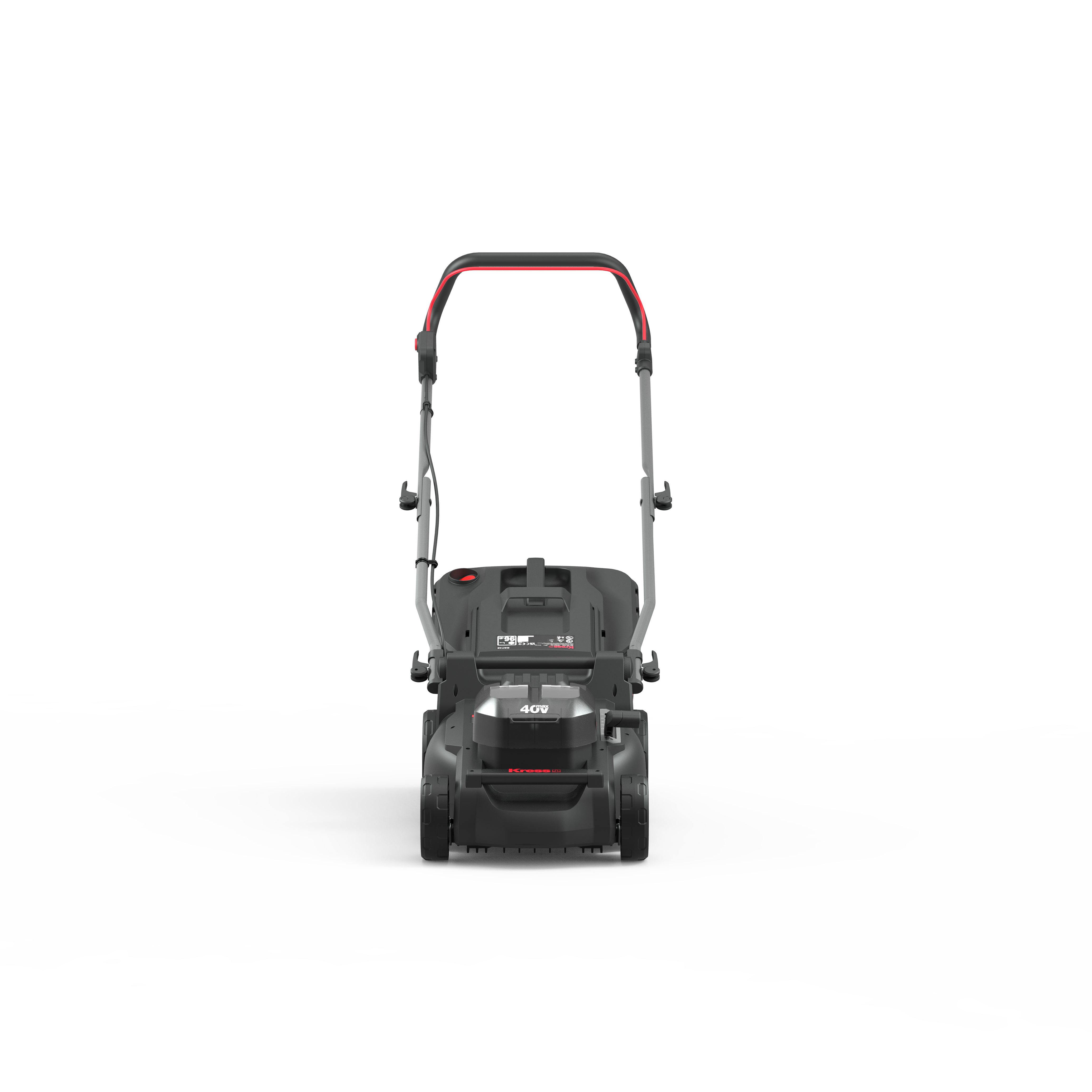 Kress Akku Rasenmäher SET (inkl. 4x Akkus und Doppelladegerät) mit Antrieb 41 cm - KG748.9
