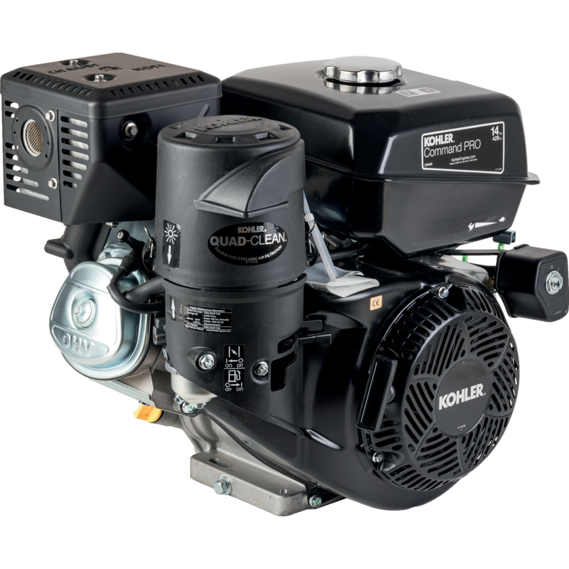 Kohler petrol engine 14 hp and displacement 430 cc, with alternator Command Pro CH440