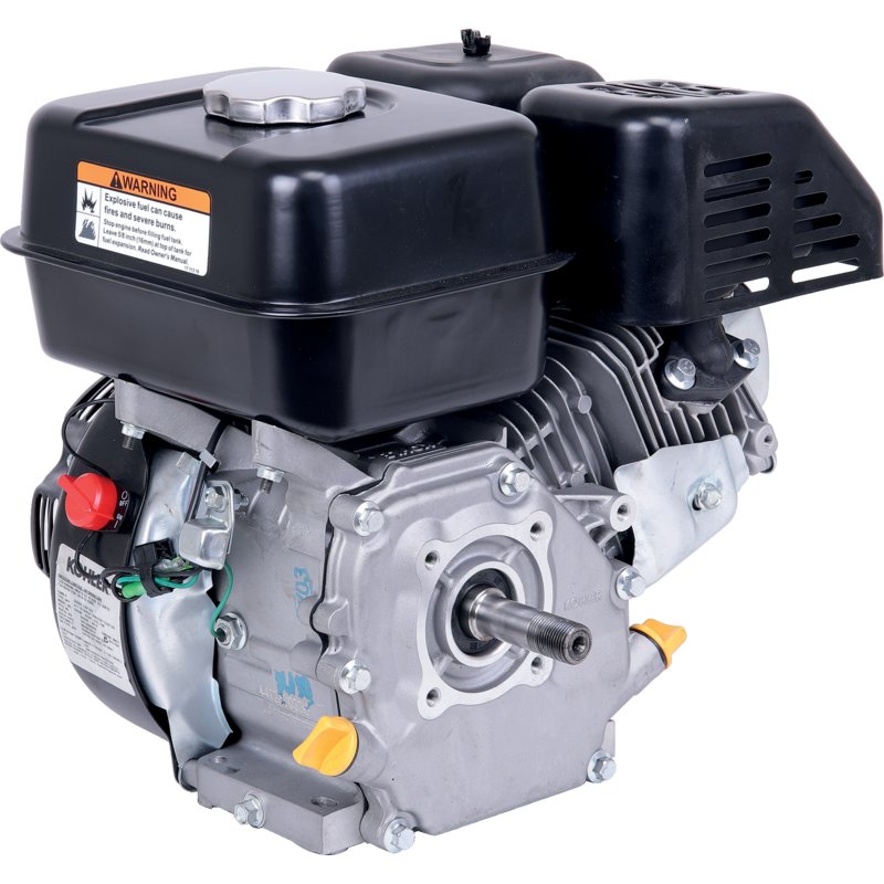 Kohler petrol engine 6.5 hp and displacement 196 cc