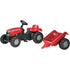 rollytoys rollyKid Massey Ferguson with trailer – pedal tractor for ages 2.5 and up