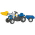 rollytoys rollyKid New Holland T7550 with loader and trailer – pedal vehicle for children from 2.5 years