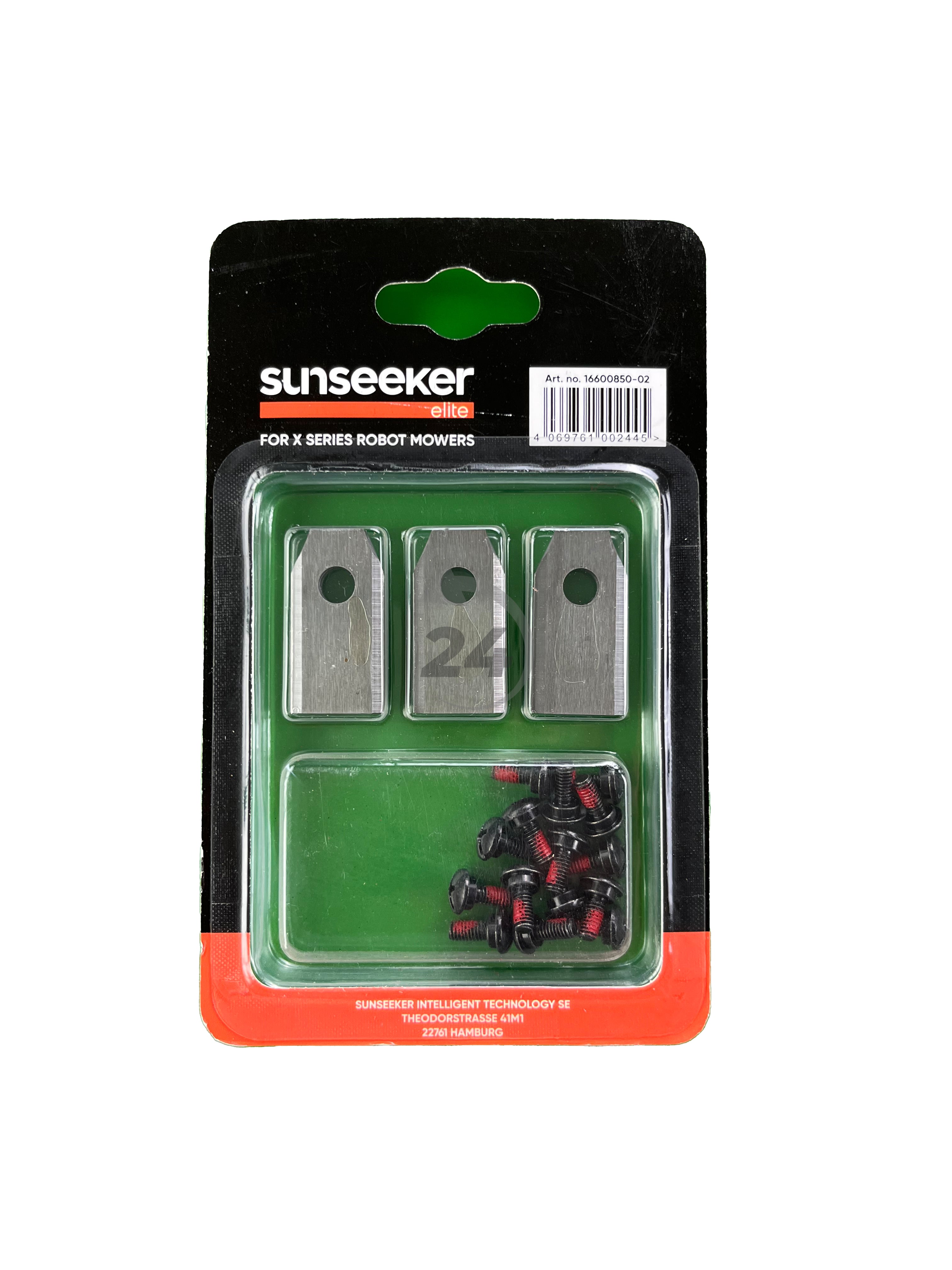 Sunseeker Mähroboter Messer-Set mit 15 Messern und Schrauben – passend für X3, X5, X7