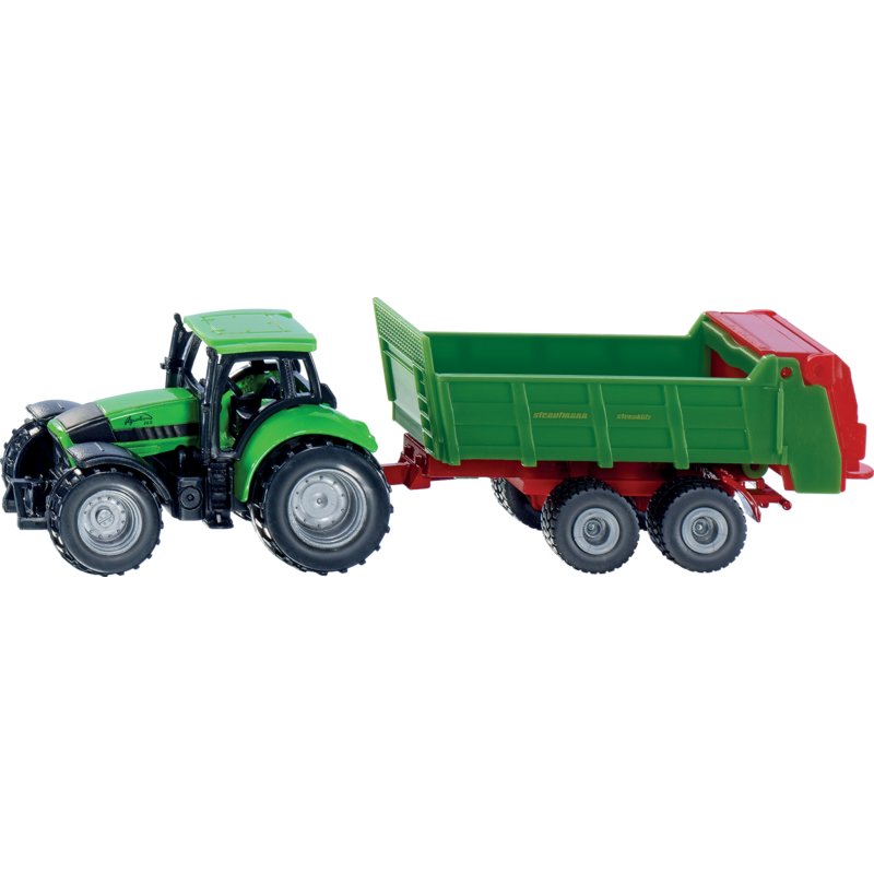 Deutz Fahr tractor with universal spreader toy