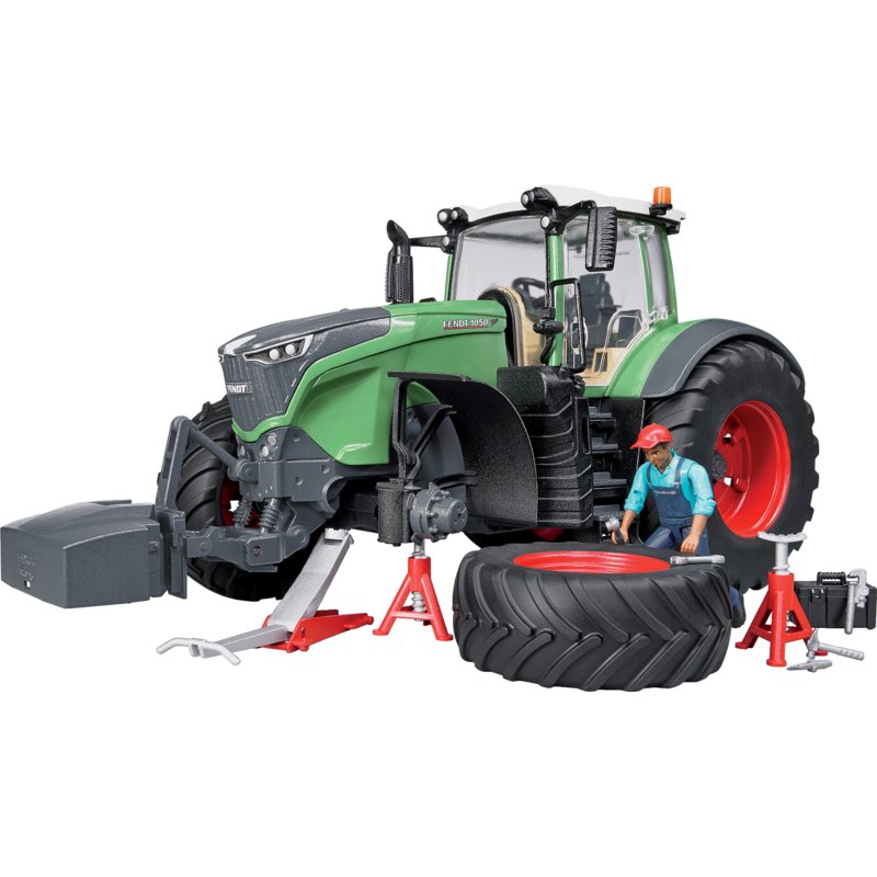 Fendt 1050 Vario tractor with workshop equipment toy