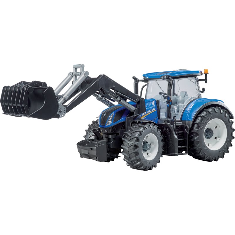 Tractor New Holland T 7.315 with front loader toy