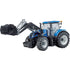 Tractor New Holland T 7.315 with front loader toy