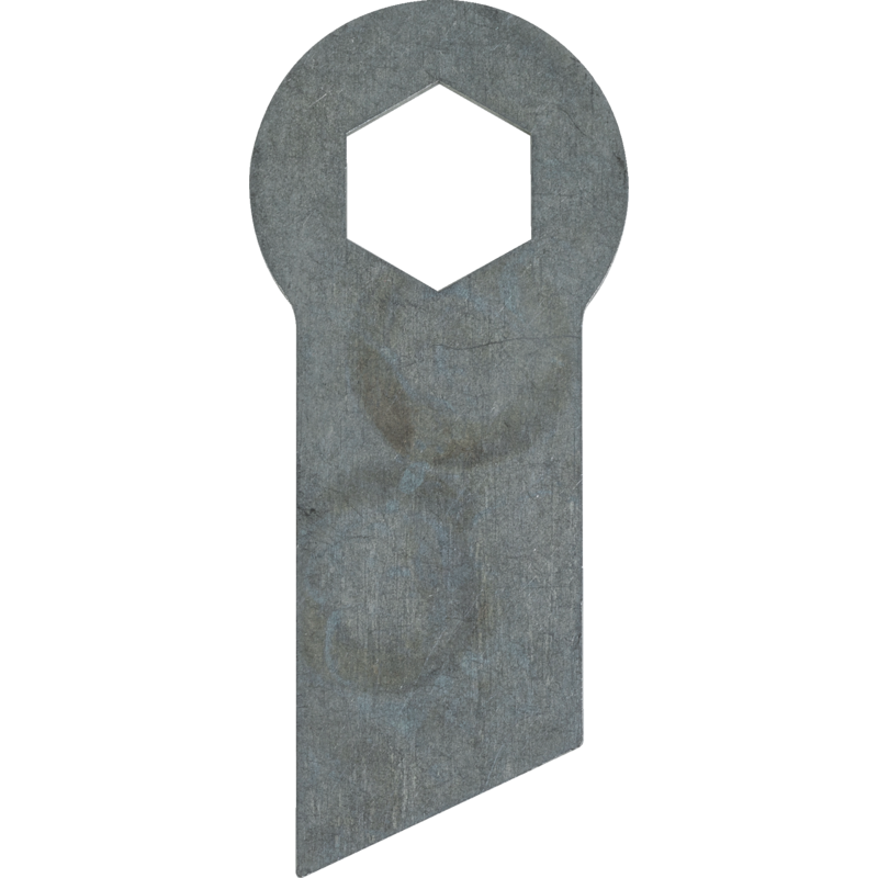 Vertikutiermesser 18-teilig, L 92,4 mm, ZB 6-kant passend zu Hecht