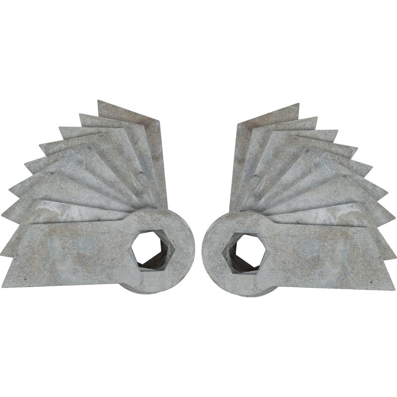 Vertikutiermesser 18-teilig, L 92,4 mm, ZB 6-kant passend zu Hecht