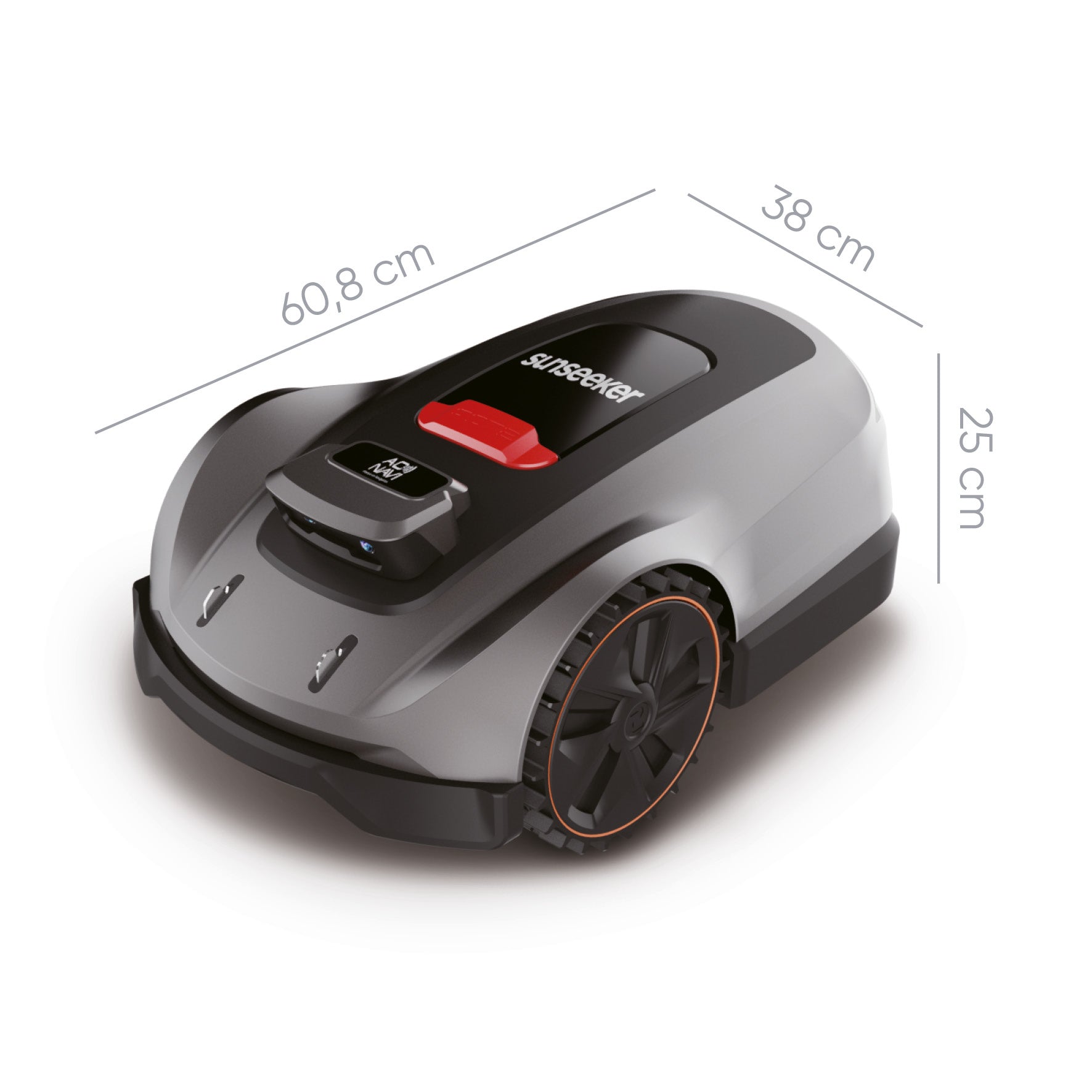 Sunseeker Elite X3 – Wireless robotic lawnmower with GPS, camera & app control for up to 800 m²