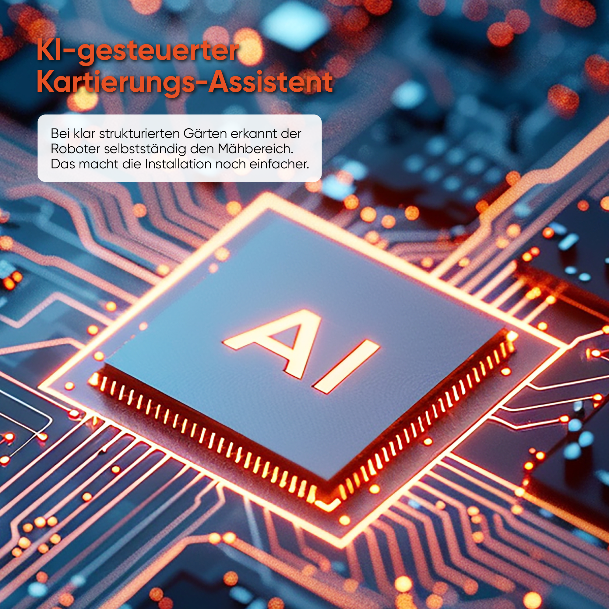 Sunseeker Elite X3 PLUS – Wireless robotic lawnmower with GPS, camera & app control for up to 1,200 m²