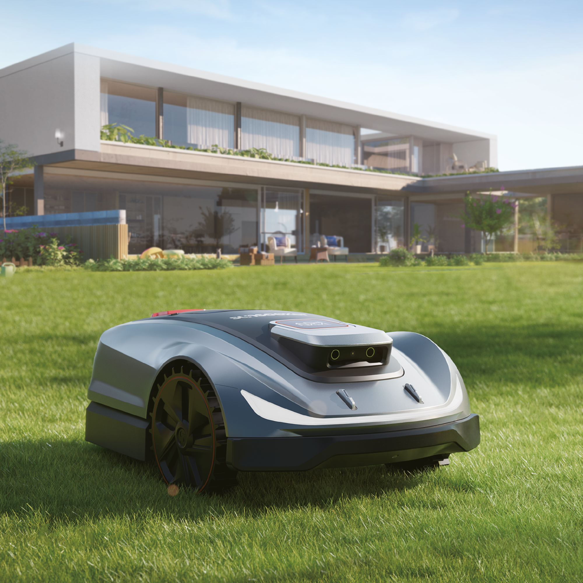 Sunseeker Elite X5 – Intelligent robotic lawnmower with all-wheel drive for large areas up to 2,000 m²