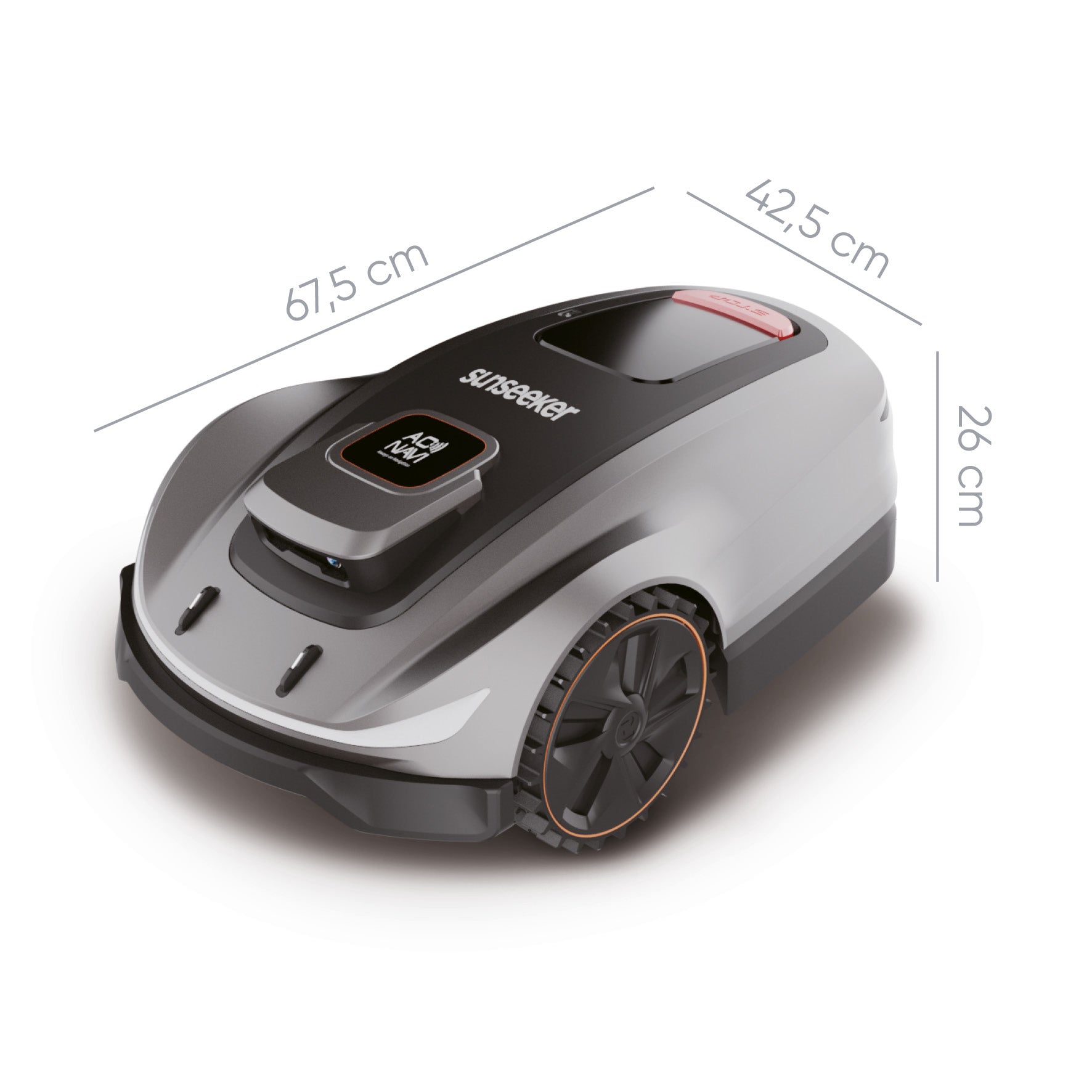Sunseeker Elite X5 – Intelligent robotic lawnmower with all-wheel drive for large areas up to 2,000 m²