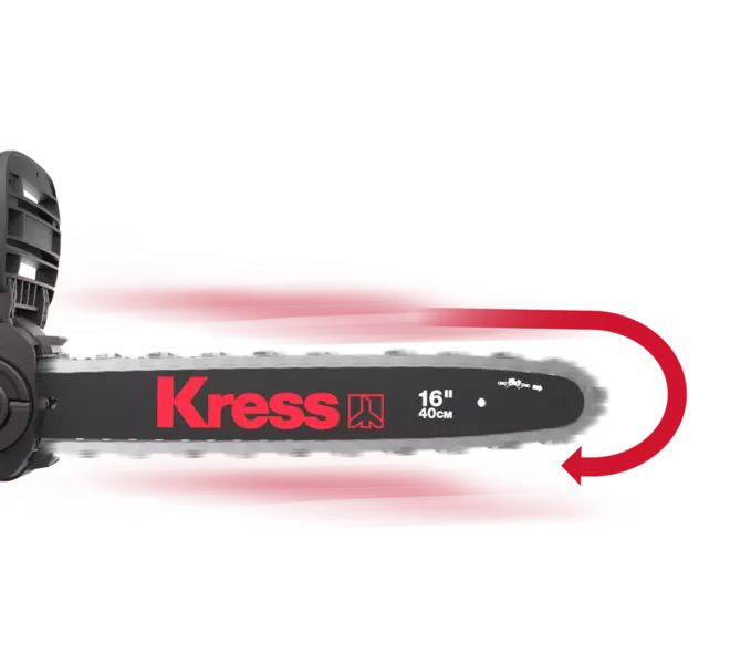 Kress Akku Kettensäge SET (inkl. 4x Akkus und Ladegerät) 40 cm - KG347E.9