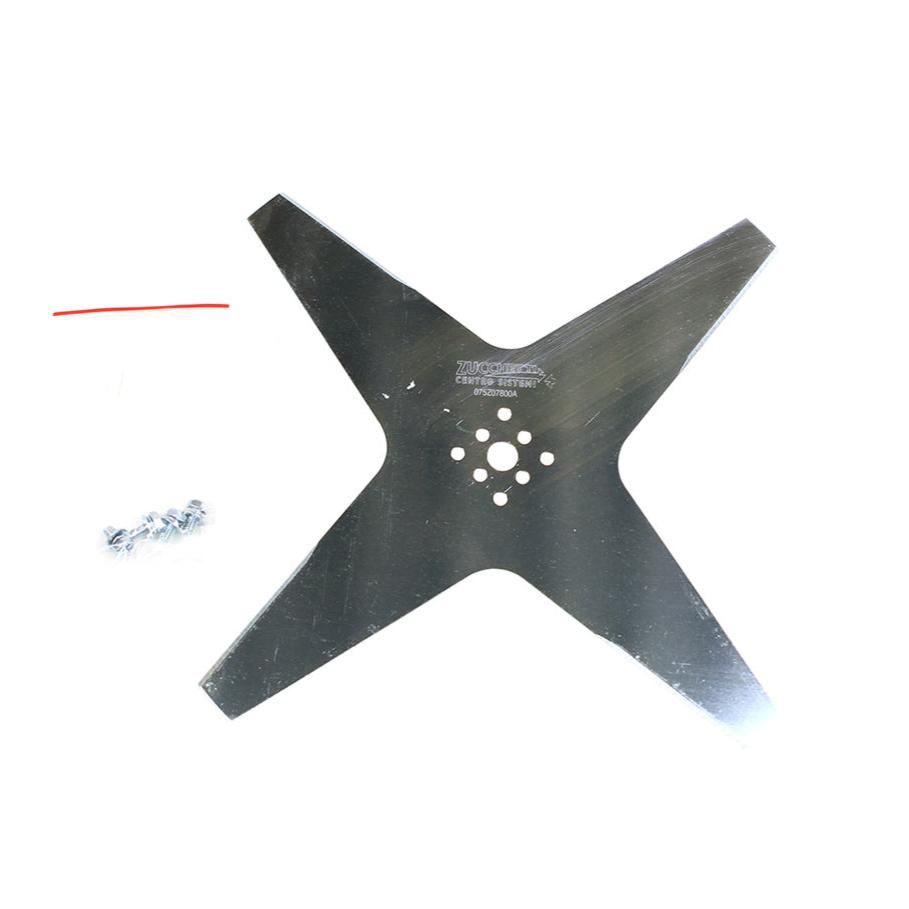 Ambrogio Rasenroboter Messer 25 cm 4-Stern-Federstahlmesser (flach) 075Z07800A
