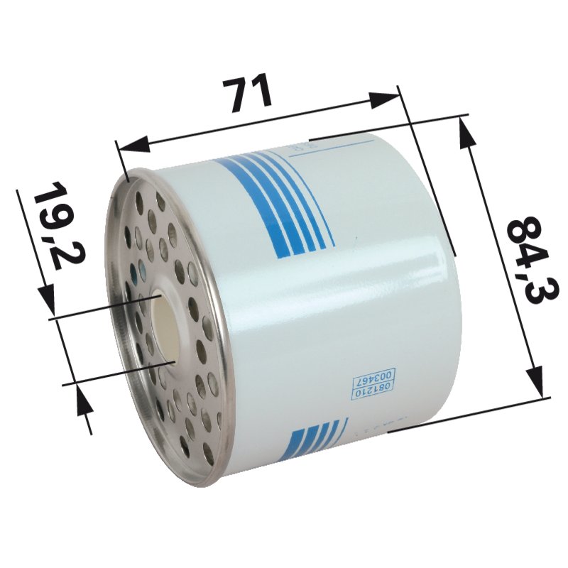 UFI Kraftstofffilter 2436000 – mit Dichtringsatz Bildposition 5