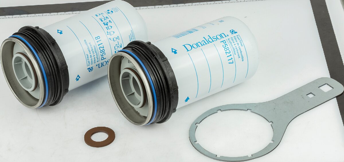 Donaldson Kraftstofffilter Set 2 Stück anstelle von Fendt V837091129 Donaldson