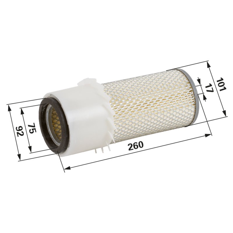 UFI Luftfilterhauptpatrone 2792400
