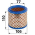 UFI Luftfilterhauptpatrone 2788500