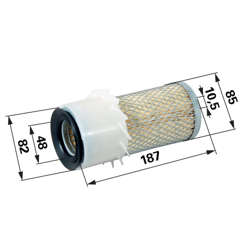 Fleetguard Luftfilterhauptpatrone AF1658K