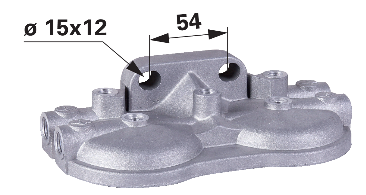 Filterkopf M14 x 1,5 mm für zwei Kraftstofffilter GartenShop24 - Hochwertige Gartengeräte