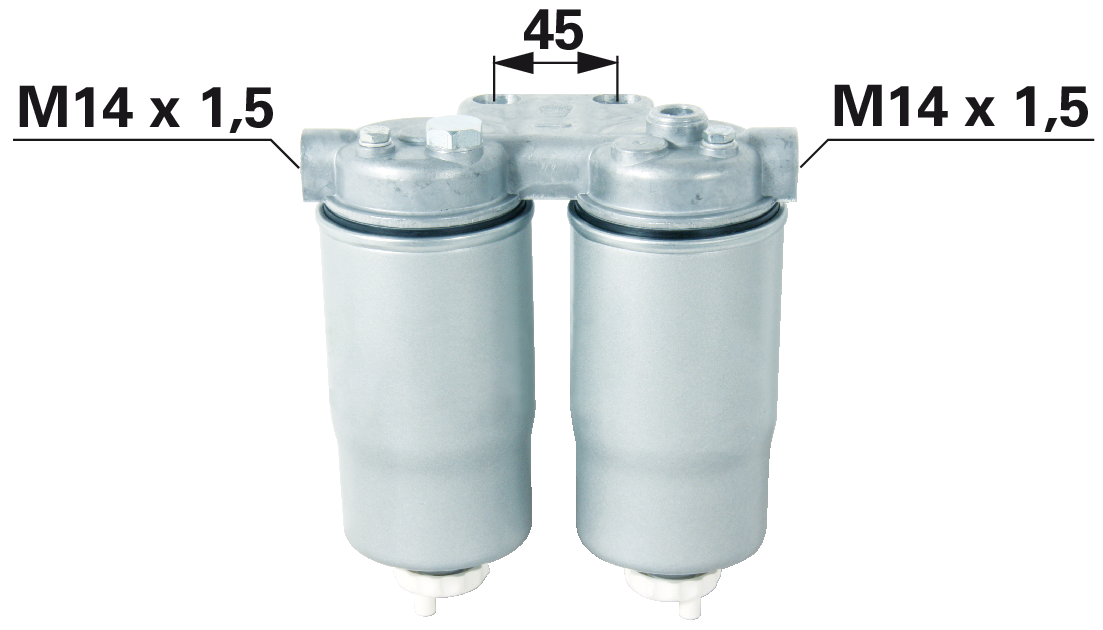 Doppelfilter anstelle von Steyr 1407080115 GartenShop24 - Hochwertige Gartengeräte