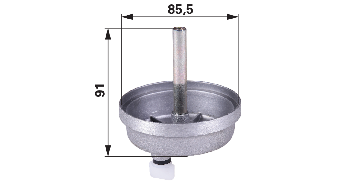 Unterteil mit Distanzstück für CAV Filter Bildposition 9 GartenShop24 - Hochwertige Gartengeräte