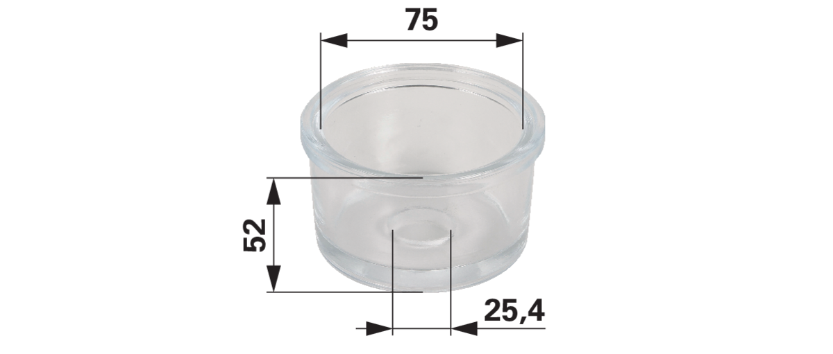 Unterteil Glas für CAV Filter – Bildposition 6 GartenShop24 - Hochwertige Gartengeräte