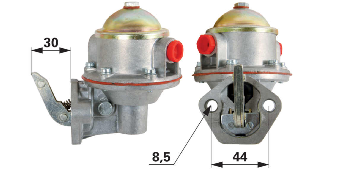 Kraftstoffpumpe anstelle von John Deere AR92777 mit Dichtung GartenShop24 - Hochwertige Gartengeräte