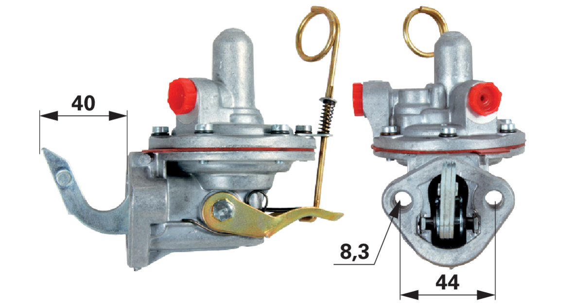 Kraftstoffpumpe anstelle von Massey Ferguson 2641333 mit Dichtung GartenShop24 - Hochwertige Gartengeräte