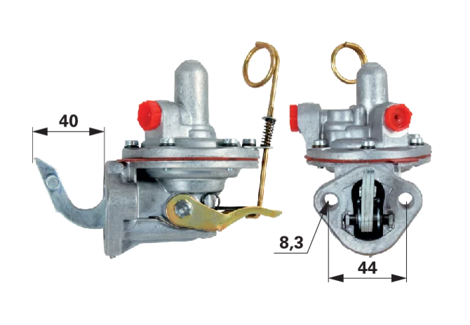 Kraftstoffpumpe anstelle von Massey Ferguson 2641333 mit Dichtung GartenShop24 - Hochwertige Gartengeräte