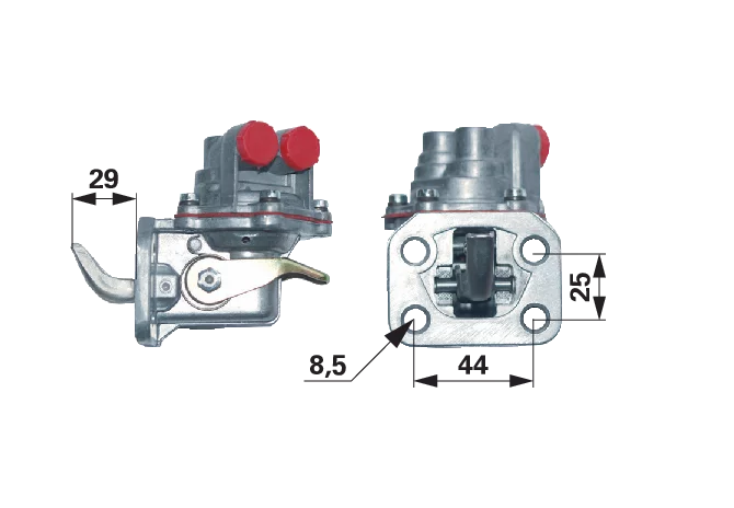 Kraftstoffpumpe anstelle von Massey Ferguson 2641704 mit Dichtung GartenShop24 - Hochwertige Gartengeräte