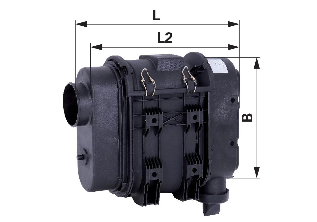Donaldson Luftfilter Kunststoff komplett Länge 433 mm Donaldson