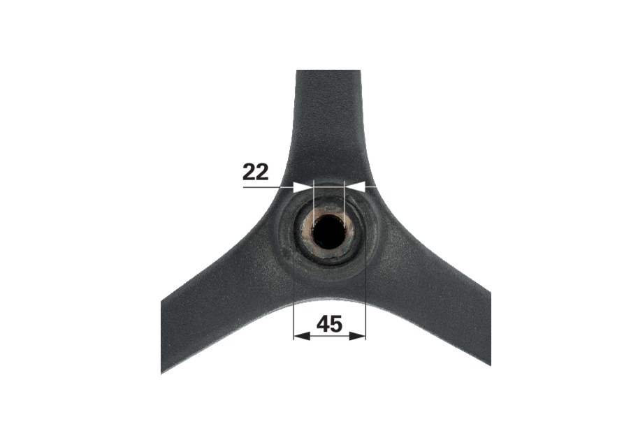 Lenkrad AD 430 mm passend zu Deutz-Fahr GartenShop24 - Hochwertige Gartengeräte