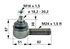 Kugelgelenk M24 x 1,5 Außengewinde 2 (G2) M16 x 1,5 GartenShop24 - Hochwertige Gartengeräte