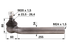 Kugelgelenk M24 x 1,5 IG Länge 315 mm GartenShop24 - Hochwertige Gartengeräte